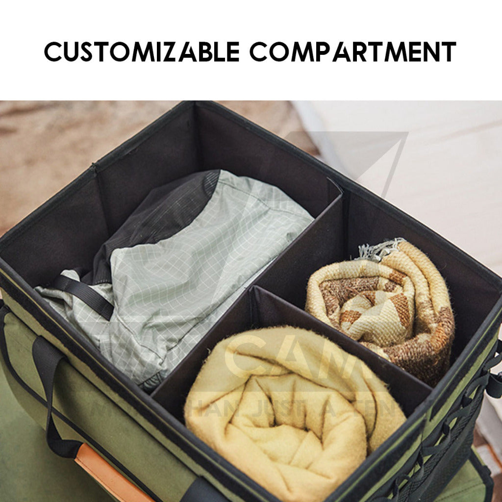 Naturehike 60L Foldable Storage Bag Large Capacity Basket Tableware Carpet Beg Outdoor Camping Equipment NH21SNX04