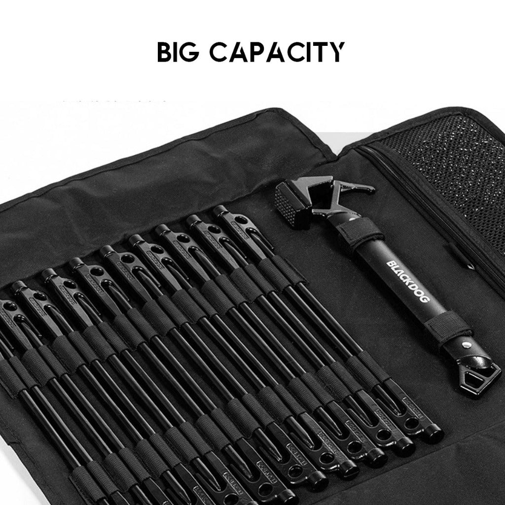 Blackdog Peg Bag Portable Tool Storage Case Large Capacity Camping Accessories Outdoor Nail CBD2450XB020 BD-SNB001