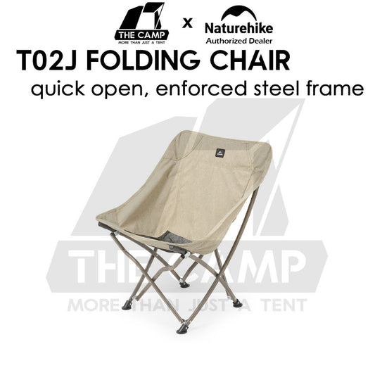 Naturehike Folding Chair T02J Outdoor Portable Foldable Camping Moon Chair Low Back Lightweight YL04 CNK2350JJ010