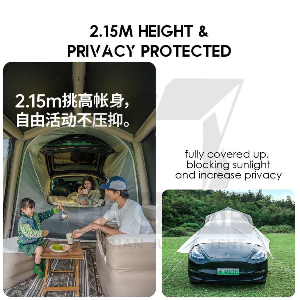 Naturehike Car Rear Air Tent AIR 7.0 with Extra Flysheet Awining Projector Khemah CNK2350WS022