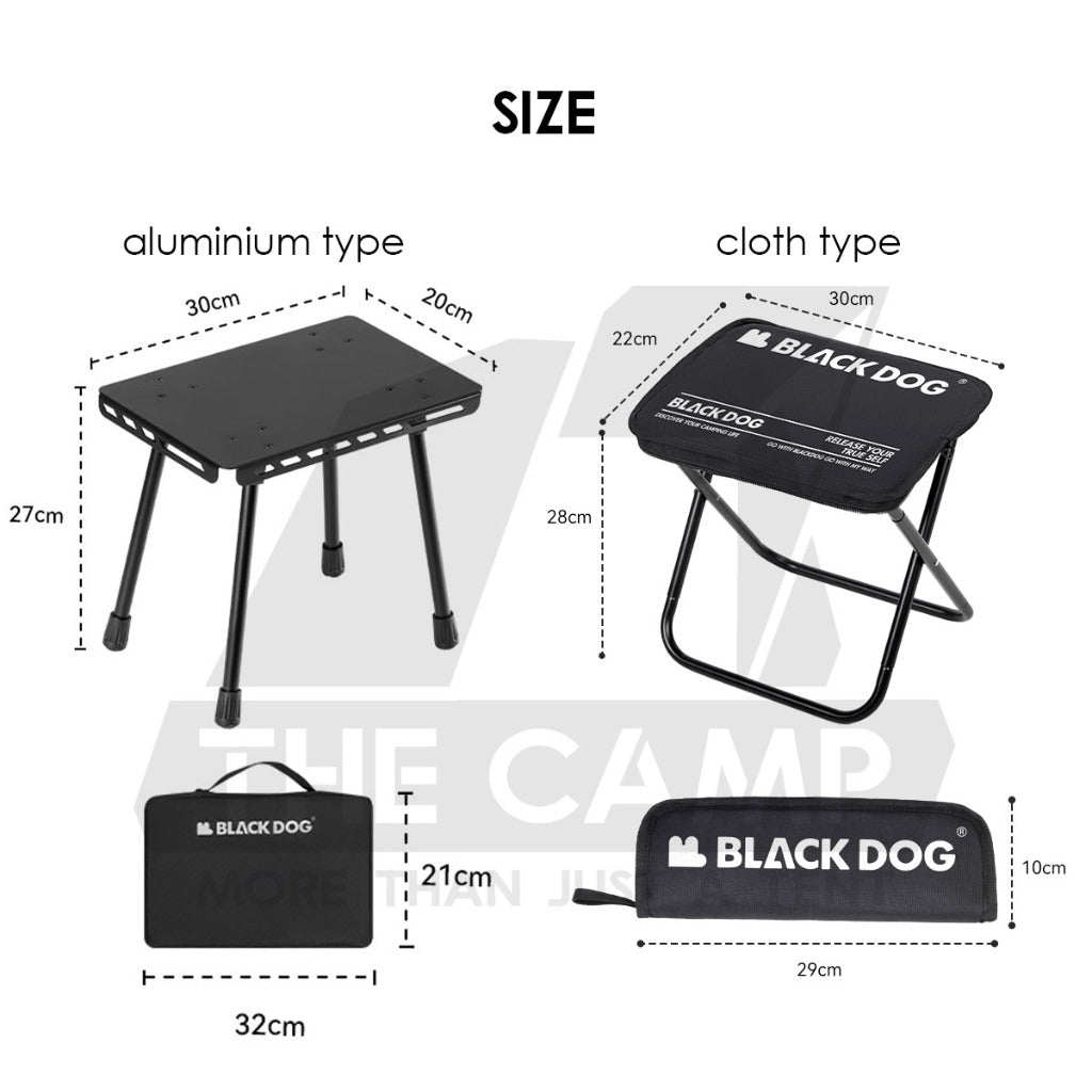 Blackdog Tactical Stool Table 2 in 1 Folding Ultralight Portable Chair Outdoor Camping CBD2450JJ026 CBD2450JJ038
