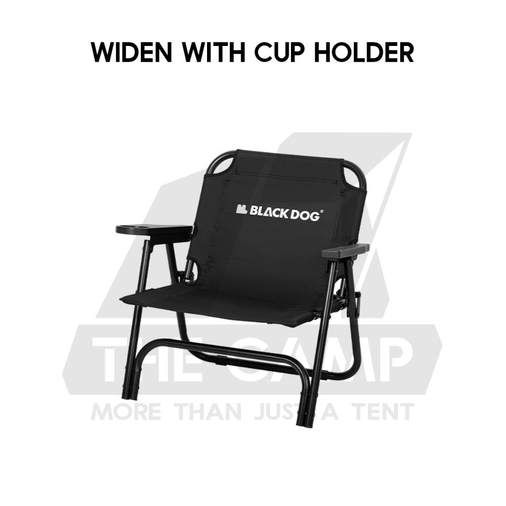 Blackdog Foldable Chair Single Chairs V2 Director Chair Folding Camping Outdoor Tent Table Black BD-YZ002 CBD2450JJ025