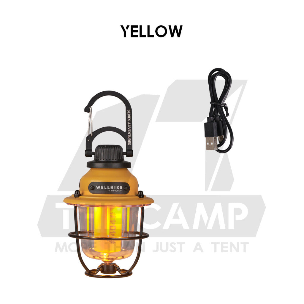 Wellhike SWS Pine Cone Light Retro Lamp Outdoor Camping LED Mini Light Atmosphere Atmospheric Lantern Lampu Khemah