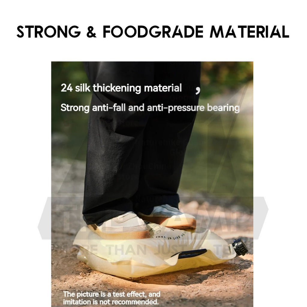Naturehike 10L Water Bag Bucket Foldable Folding Outdoor Camping Container Foodgrade Beg Air CNK2450CF027