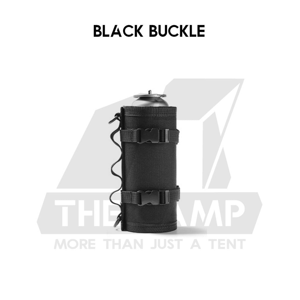 Camping Gas Cover / Sleeve Outdoor Bottle Butane Protective Cover Case Tactical Black Cylinder Holder