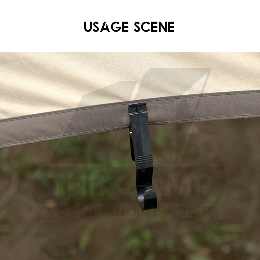 Shinetrip Flysheet Clip Hook Hanger Outdoor Camping Tent Awning Clamp Anti Slip Canopy Clips