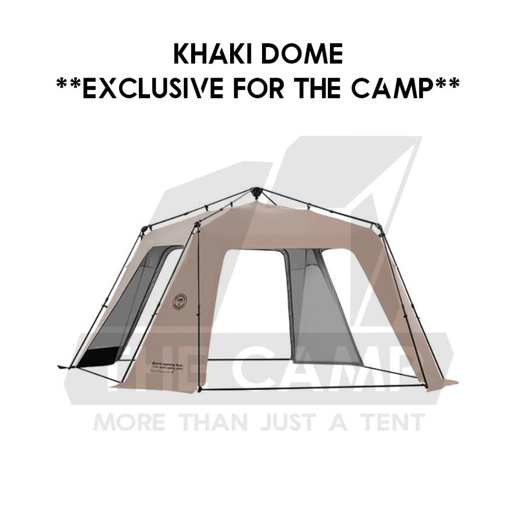 Shinetrip Auto Dome Shelter Tarp PU2000 Silver Coated Black Green Khaki Optional Door Cloth Mesh Net 3D Groundsheet Tent