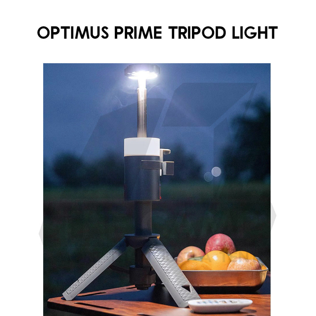 Optimus Prime Tripod Light RGB LED Telescopic Portable Ambient 6000mah Outdoor Camping Lamp Latern Lampu