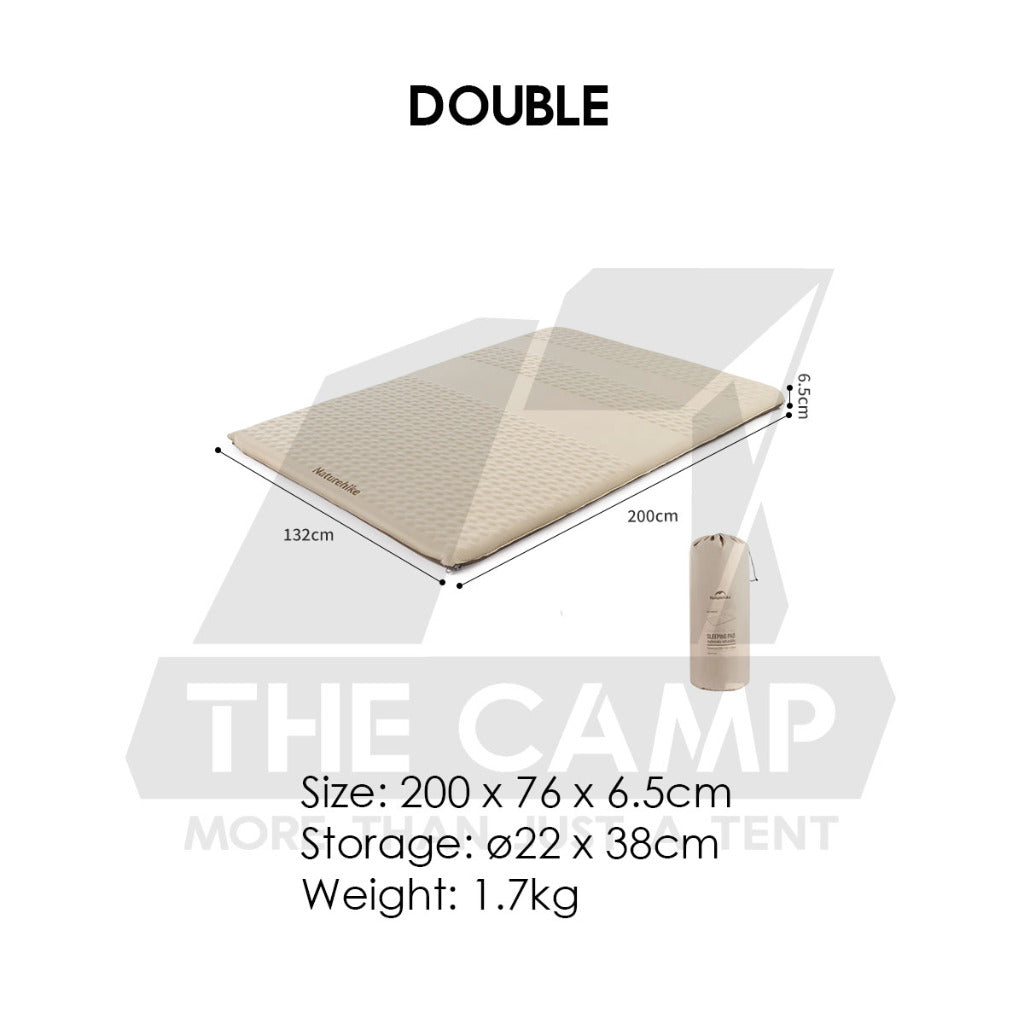 Naturehike Sponge Bed 6.5cm Mattress Auto Inflate Inflatable Pad Tilam YuGu C6.5 CNK2300WS012
