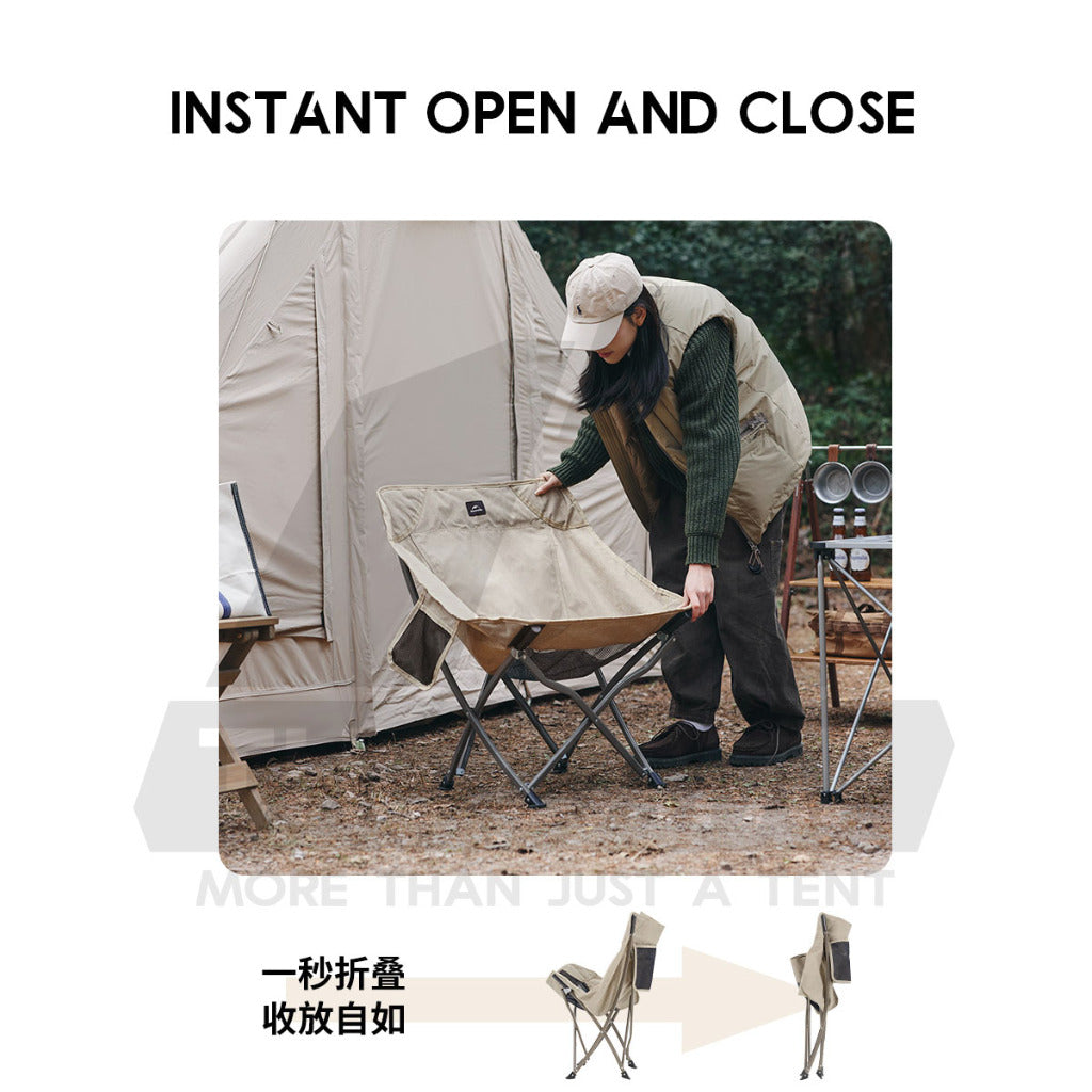 Naturehike Folding Chair T02J Outdoor Portable Foldable Camping Moon Chair Low Back Lightweight YL04 CNK2350JJ010
