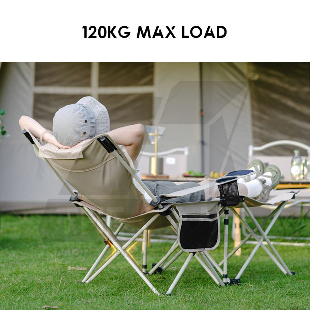 Naturehike Detachable 2 In 1 Lounge Chair T05J Recliner With Table Outdoor Camping Foot Rest Reclining CNK2350JJ011