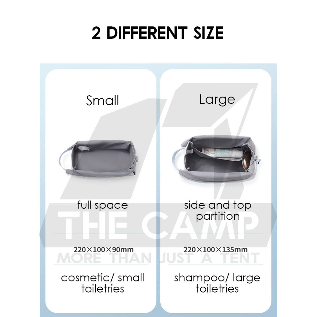 Naturehike Toiletry Bag Oxygen Series Splash Proof Outdoor Trip Wash Bag Travel Business Cosmetic Beg Black CNK2450XB024