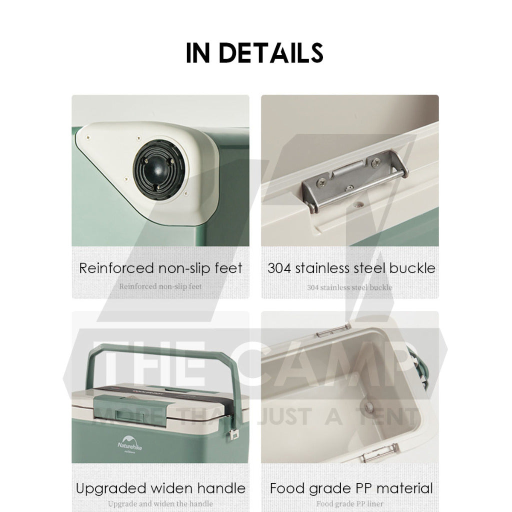 Naturehike Portable LY Cooler Box Ice Box Camping Outdoor Picnic Refrigerator Storage Box 22L 30L Freezer NH21SNX05
