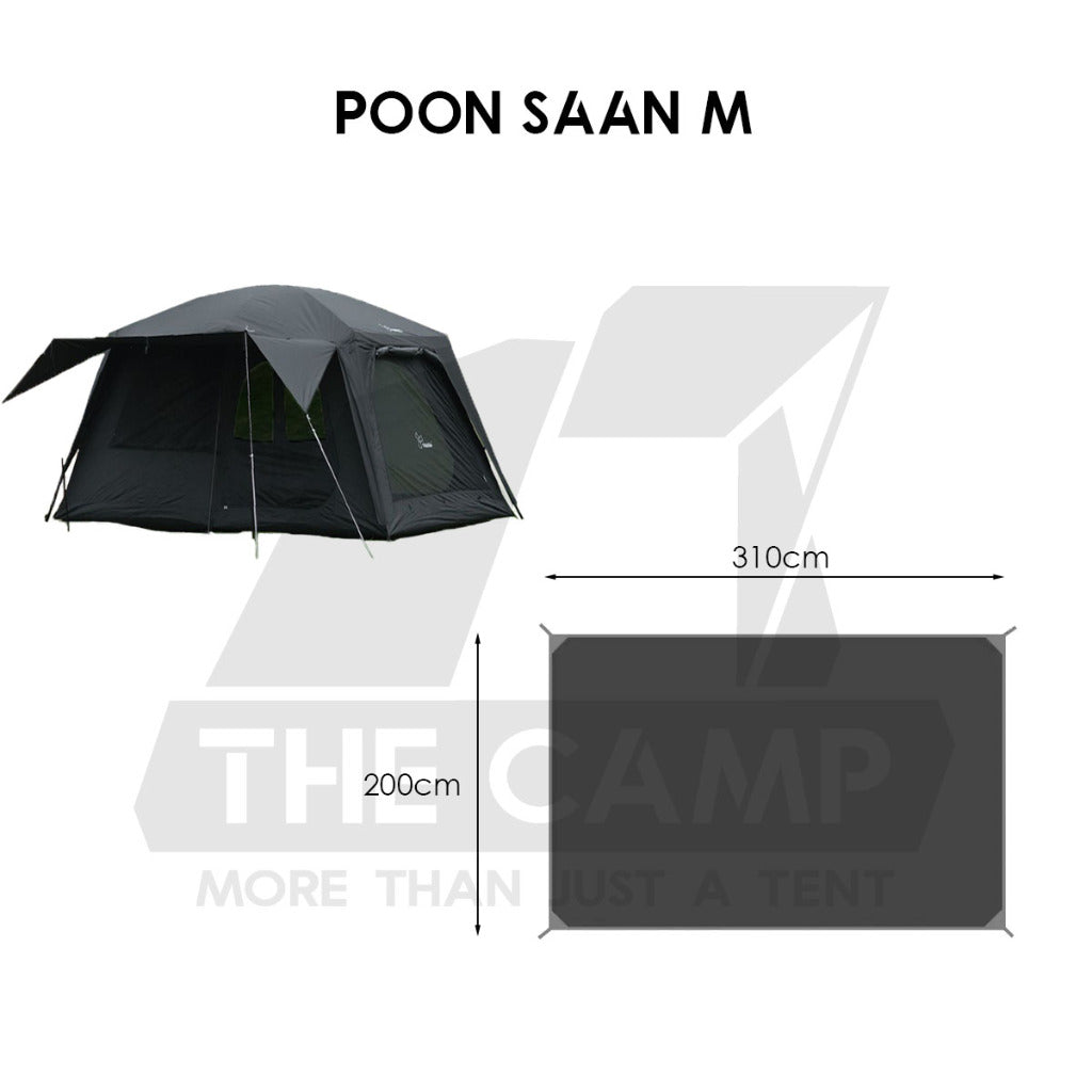 Vidalido Groundsheet for Tent Cabin XL Plus Poon Saan M L Teepee MS MX PRO Vicore Mini Large Thick Camping Mat PE