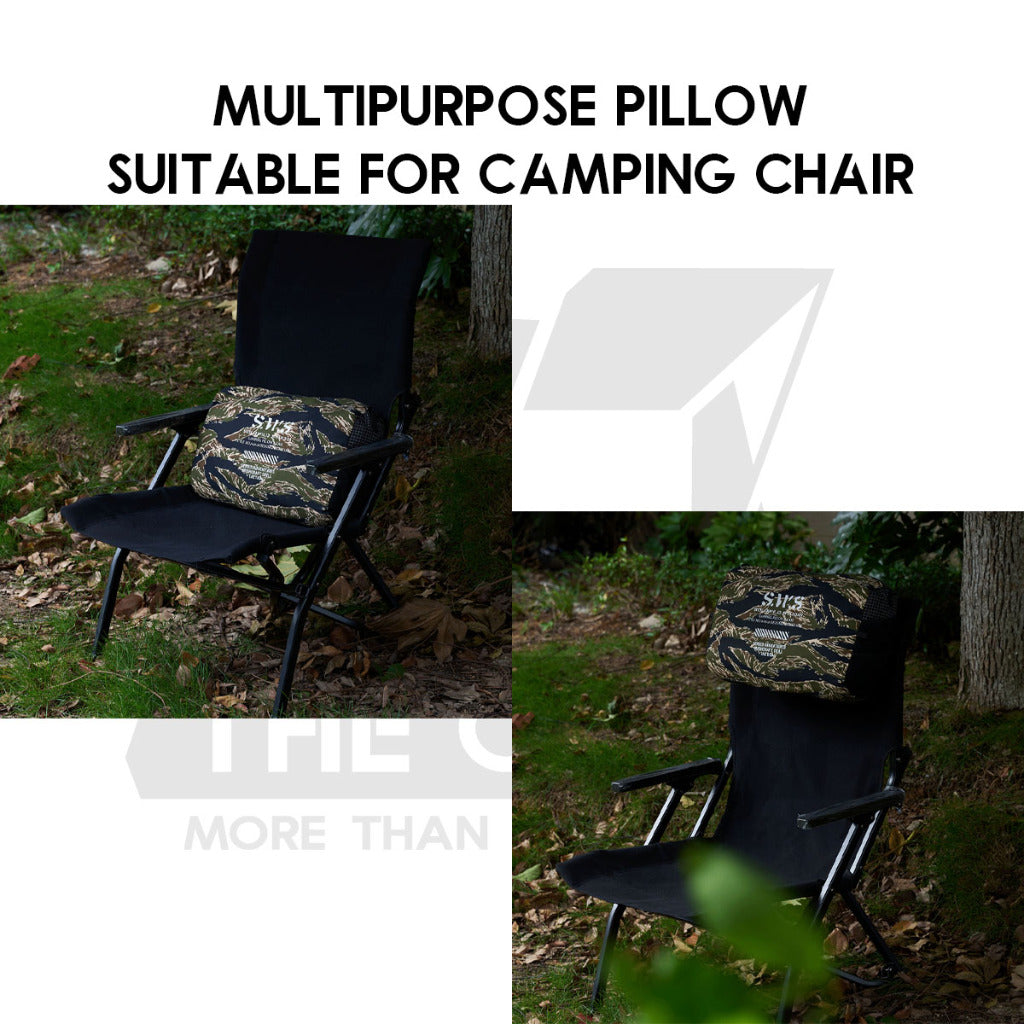 Wellhike SWS Multipurpose Pillow Cushion Head Rest Back Neck Rest Cotton Filled Outdoor Camping Tactical Travel Bantal