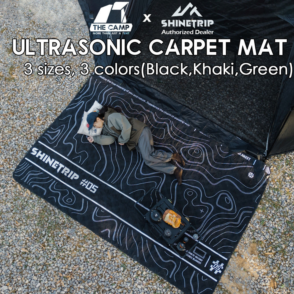 Shinetrip Ultrasonic Carpet Mat Tactical Style Portable Waterproof Floor Mat Outdoor Camping Picnic Tent Groundsheet