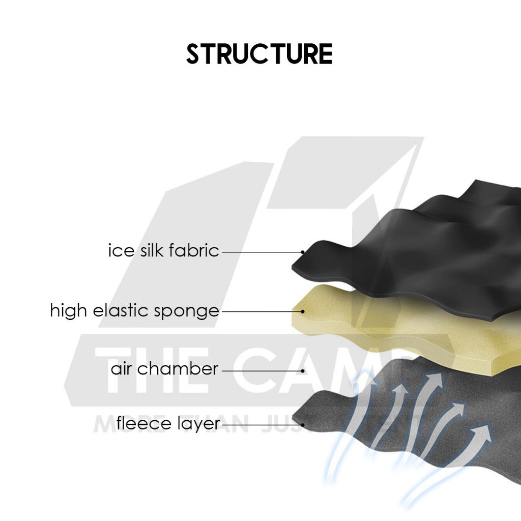 Shinetrip Sponge Air Pillow 2 in 1 Inflatable Soft Tactical Outdoor Camping Silent Soundless Inflate Travel Bed Bantal