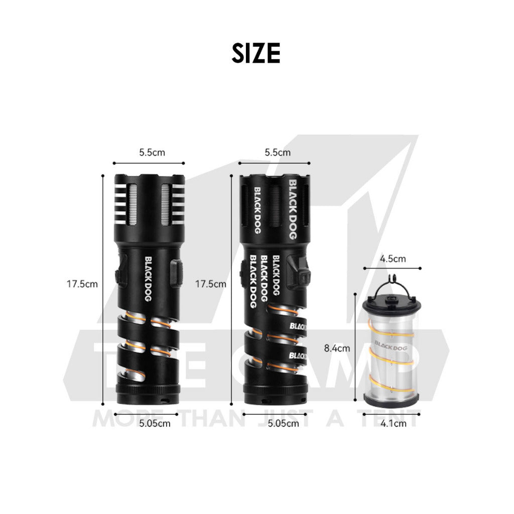 Blackdog Detachable Torch Light Atmosphere Light 2 in 1 Outdoor Camping LED Lamp Lantern Lampu CBD2450ZM011