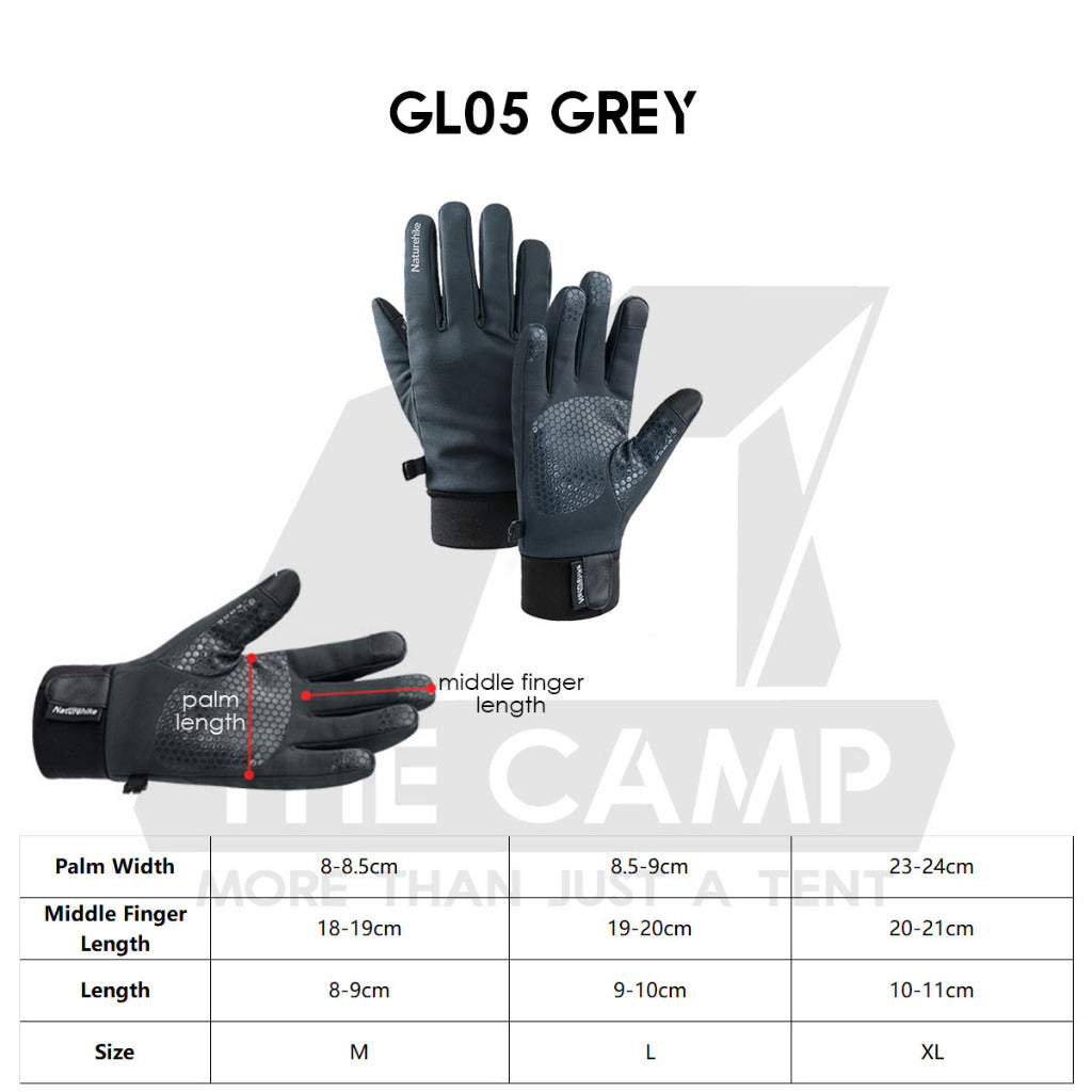Naturehike Glove Non Slip Touch Screen Outdoor Sport Cycling Climbing Hiking Trekking NH21FS035 NH20FS032 NH19S005-T