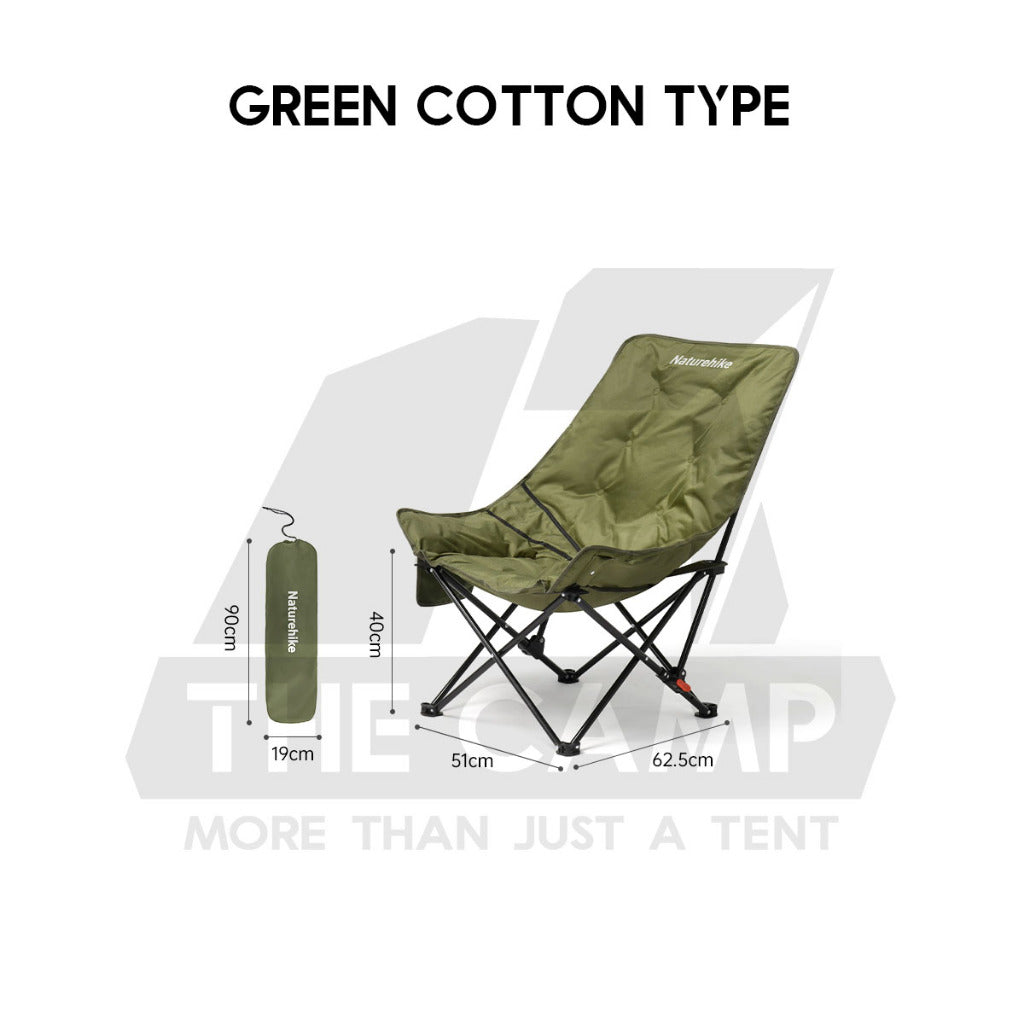 Naturehike SeaStar Reclining Chair High Back Recliner Cotton Mesh Kerusi Outdoor Camping Moon CNK2450JJ020 CNK2550JJ019