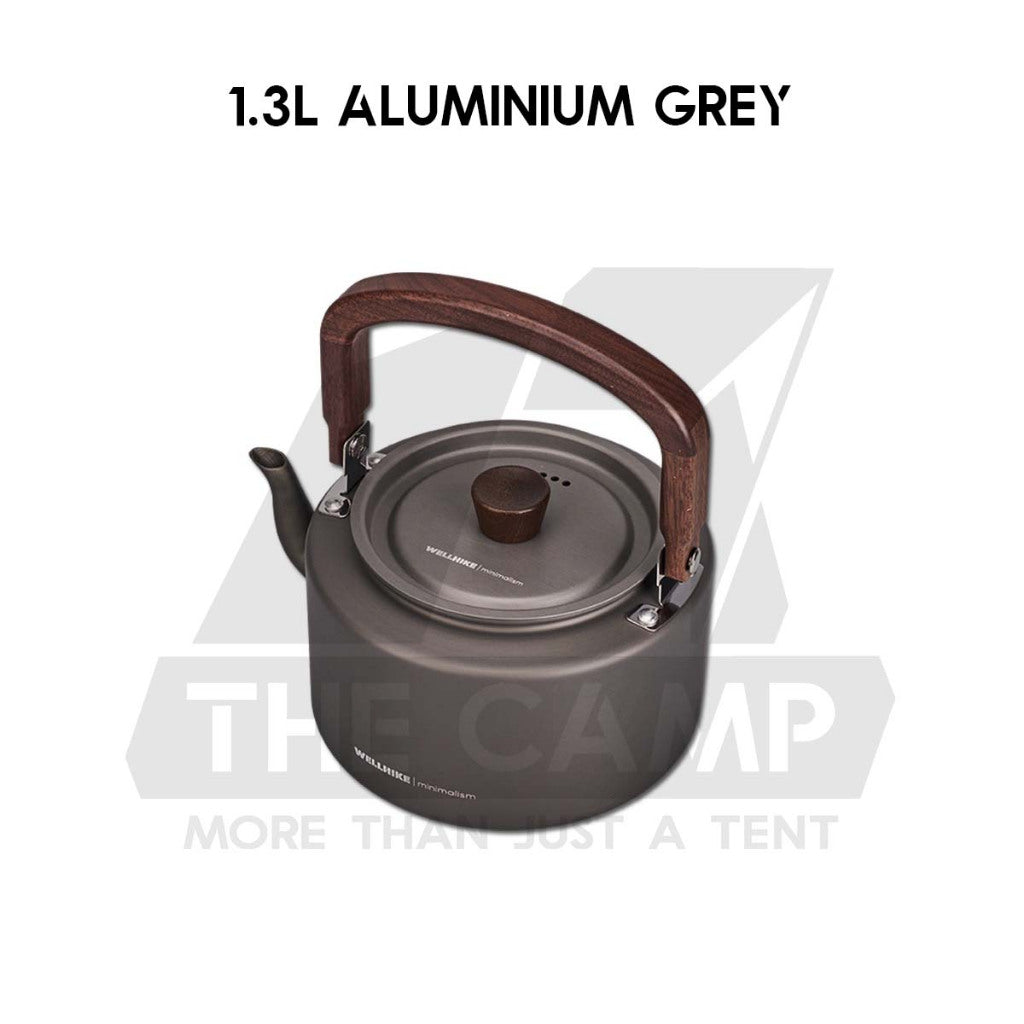 Wellhike SWS Outdoor Kettle 1L / 1.1L Stainless Steel / Aluminium Camping Teapot Coffee Pot Silicon Spout Pourer