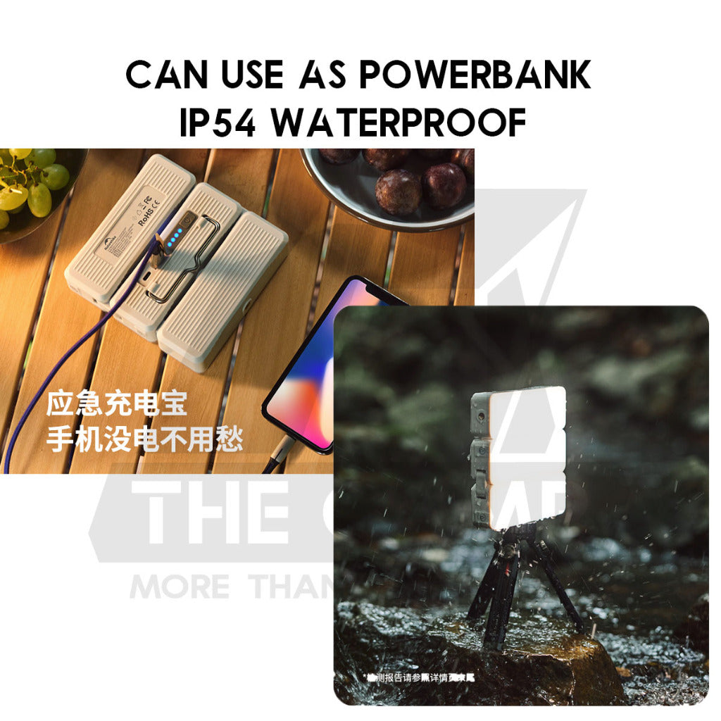 Naturehike Foldable Light Ultra Bright LED Tripod Hanging Outdoor Camping Lamp 10000mah IP54 Waterproof CNK2450ZM011
