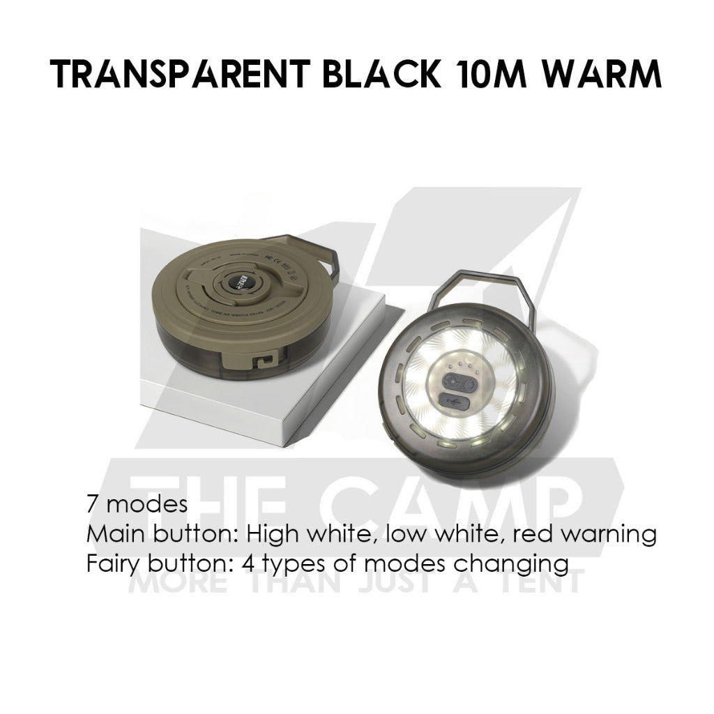 Blackdog LED Roller Fairy Light Fast Pull Bulb Ball String 10m Outdoor Camping Wedding Decoration CBD2450ZM017