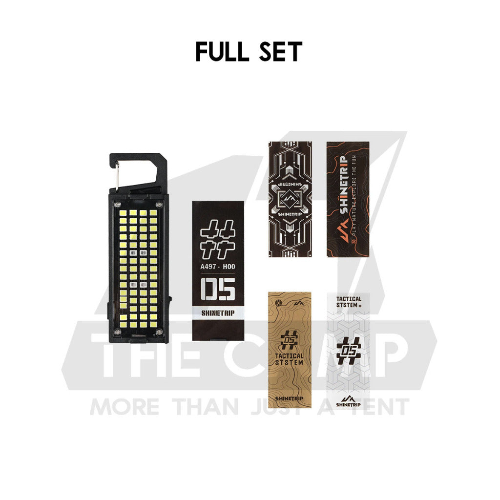 Shinetrip Tactical Badge Light Flashlight Outdoor Camping Flash Torch Light Magnet Hanging Lamp A497
