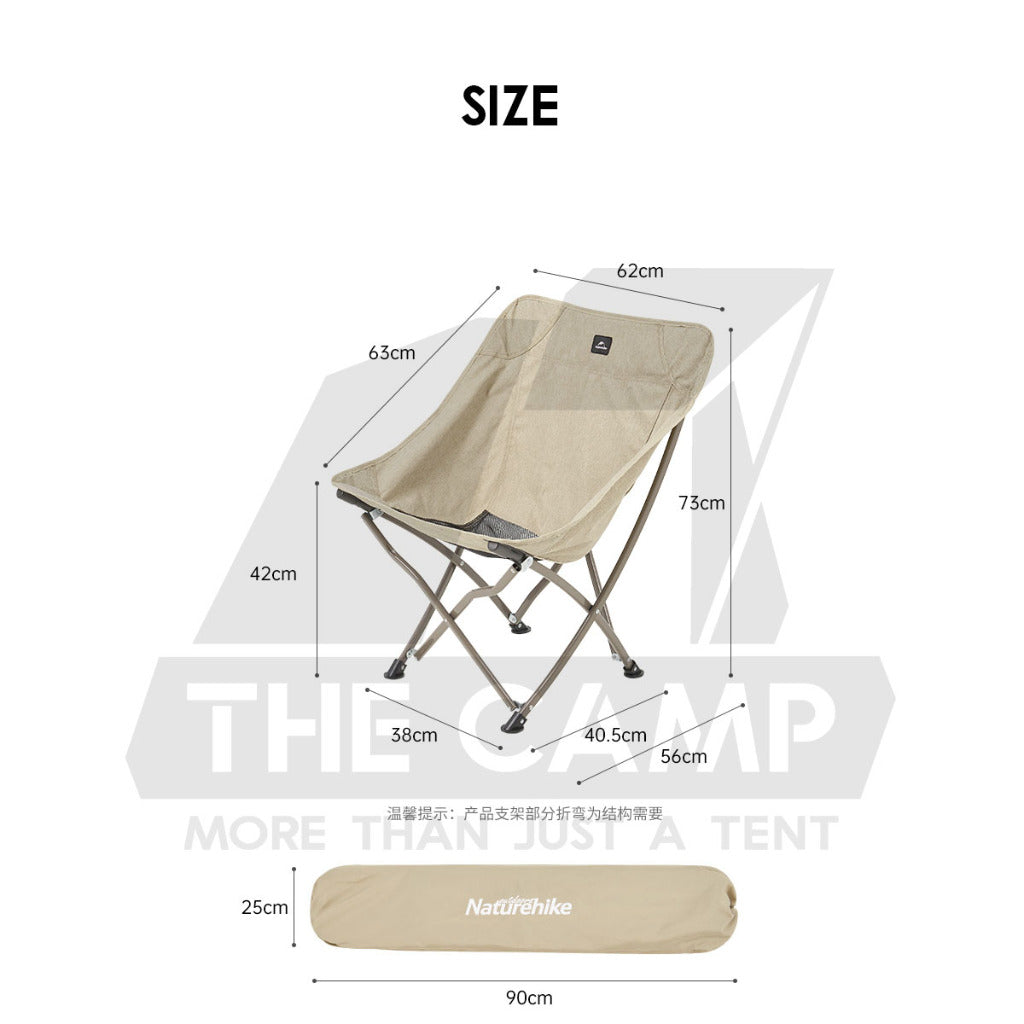 Naturehike Folding Chair T02J Outdoor Portable Foldable Camping Moon Chair Low Back Lightweight YL04 CNK2350JJ010