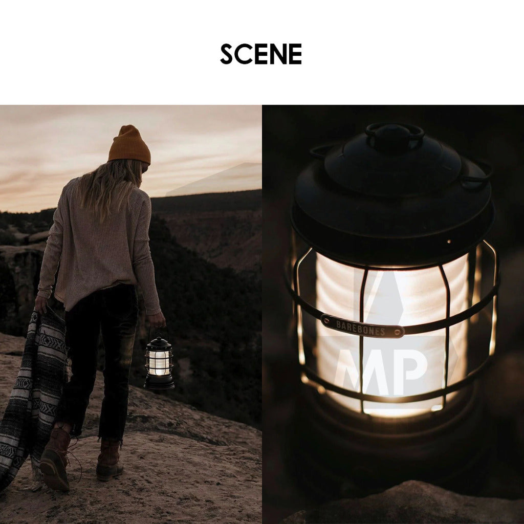 Barebones Forest Lantern Outdoor Camping Lamp Light USB Rechargeable Lighting LED Lantern