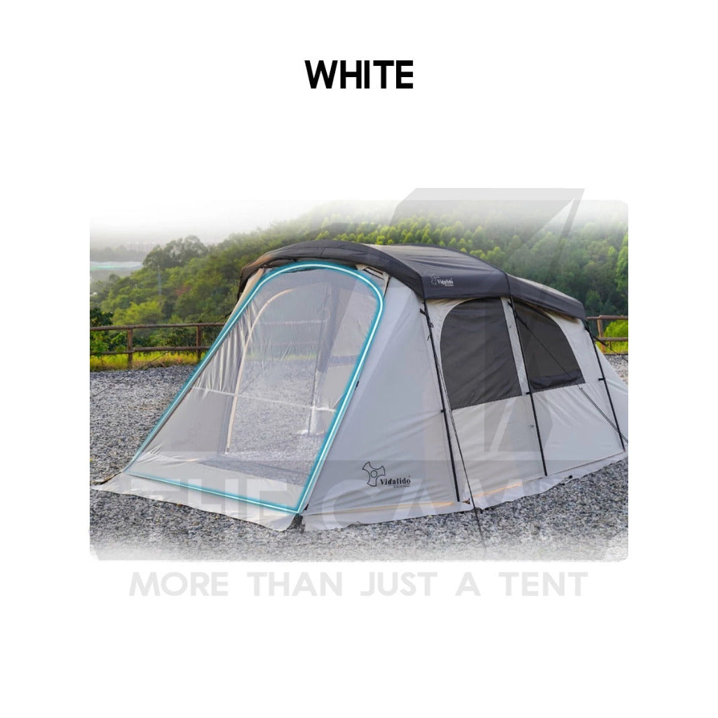 Vidalido SanStay Tunnel Tent TPU Door Curtain Cover White Color