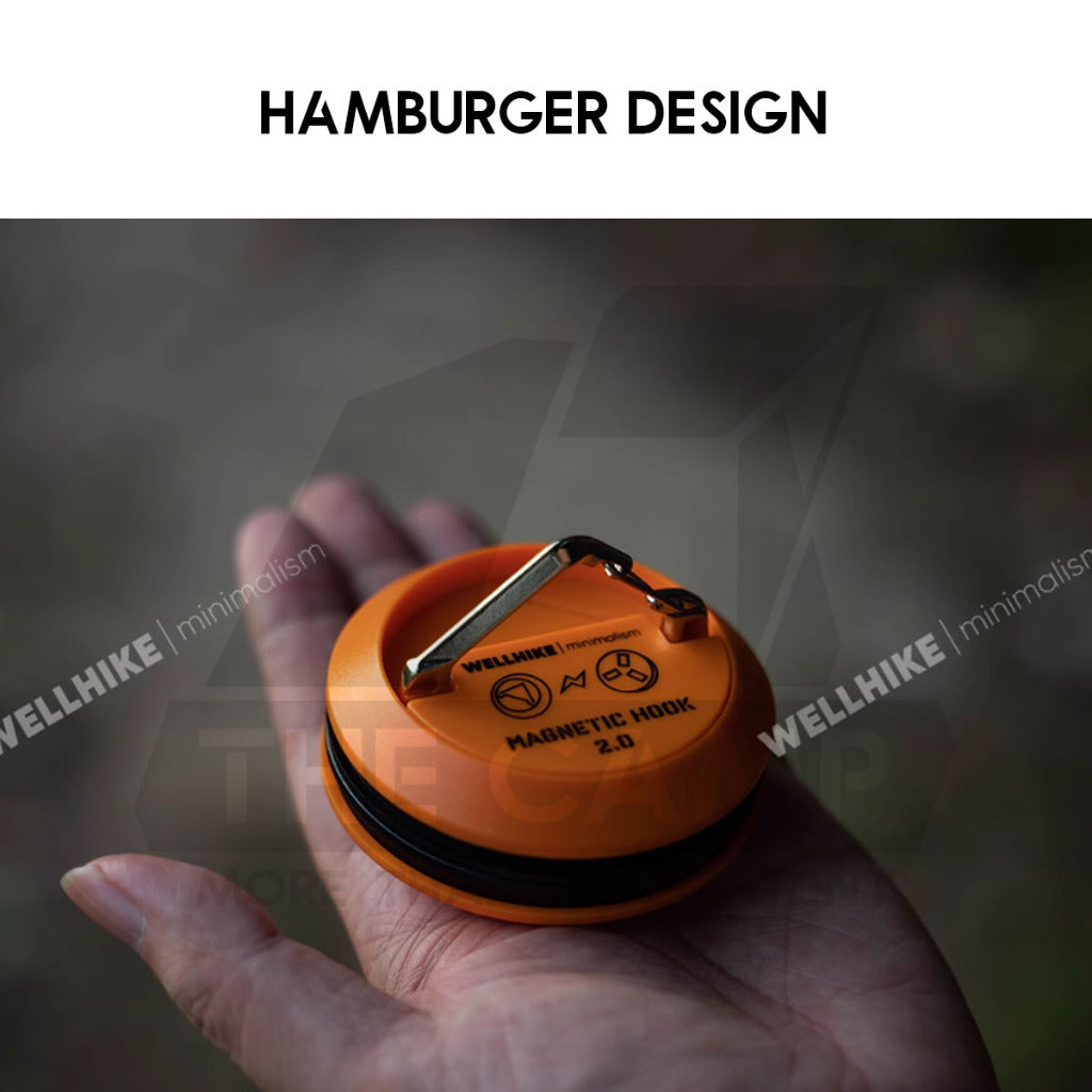 Wellhike SWS Magnetic Hook 2.0 Stainless Steel Hook Strong Flysheet Tarp Tent Magnet Clip Hanger Light Lamp Hamburger