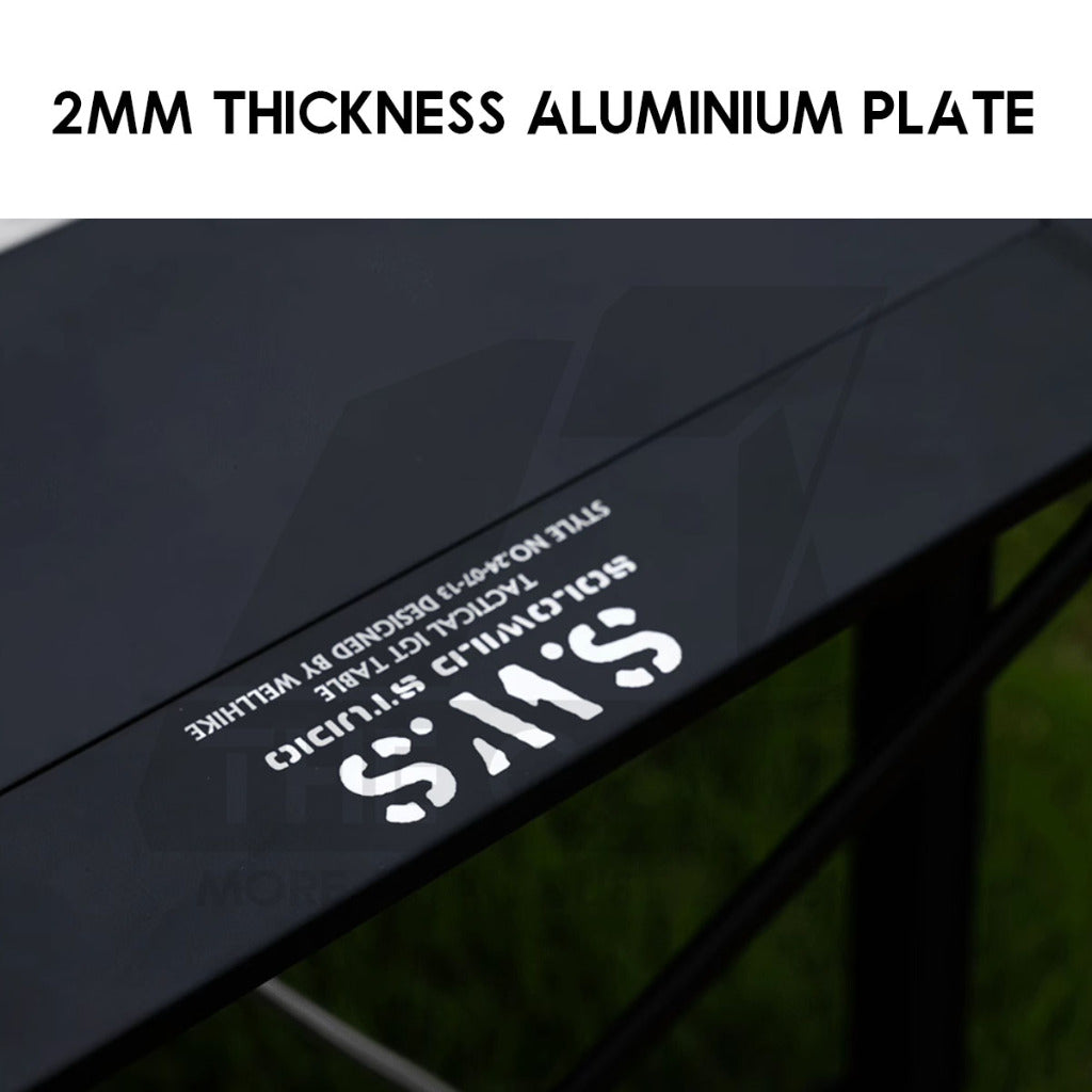Wellhike SWS IGT Table Adjustable Height Expandable Side Spider Stove Acrylic Wood Plate Lamp Pole Water Dispenser