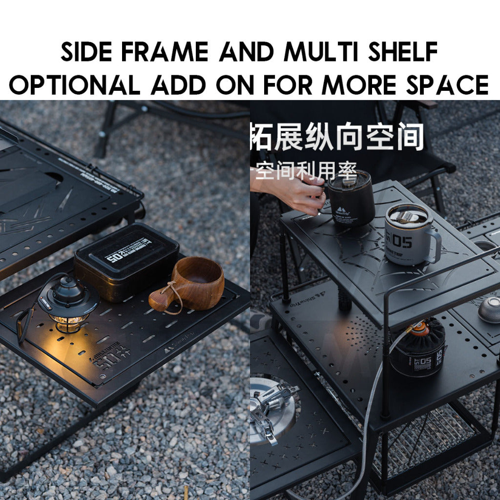 Shinetrip IGT Combination Table Module Accessories Plate Dish Rack Soto Stove Lamp Pole Spider Star Panel Tea Tray