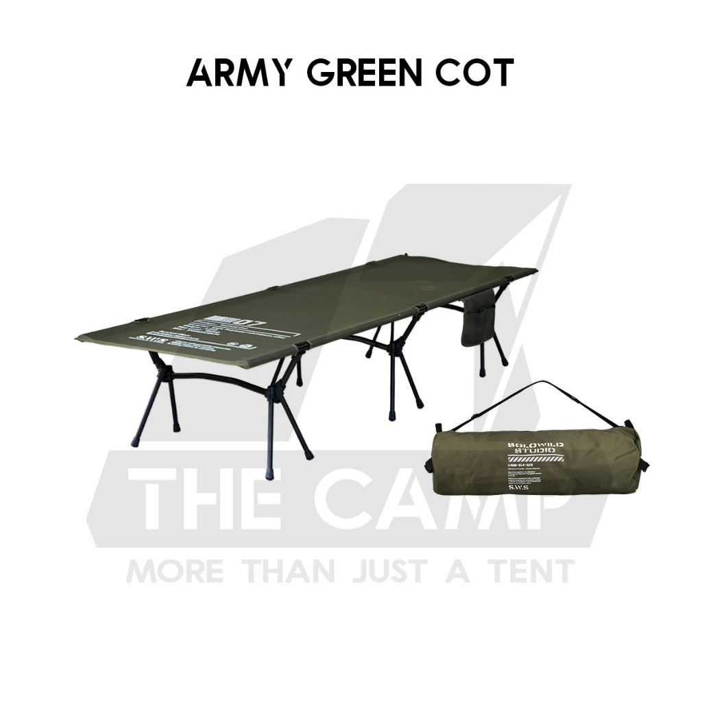 Wellhike SWS Camping Cot Bed Adjustable Height Tactical Stype Foldable Sleeping Mat Outdoor Mattress