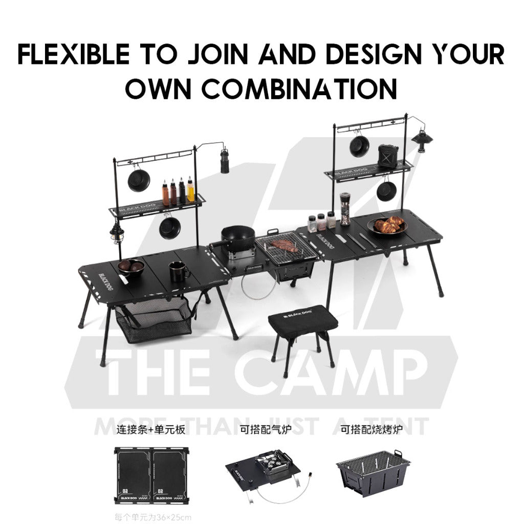Blackdog IGT Combination Table Aluminium Alloy Rack Stove BBQ Stove Connector Corner Water Dispenser CBD2550JJ017