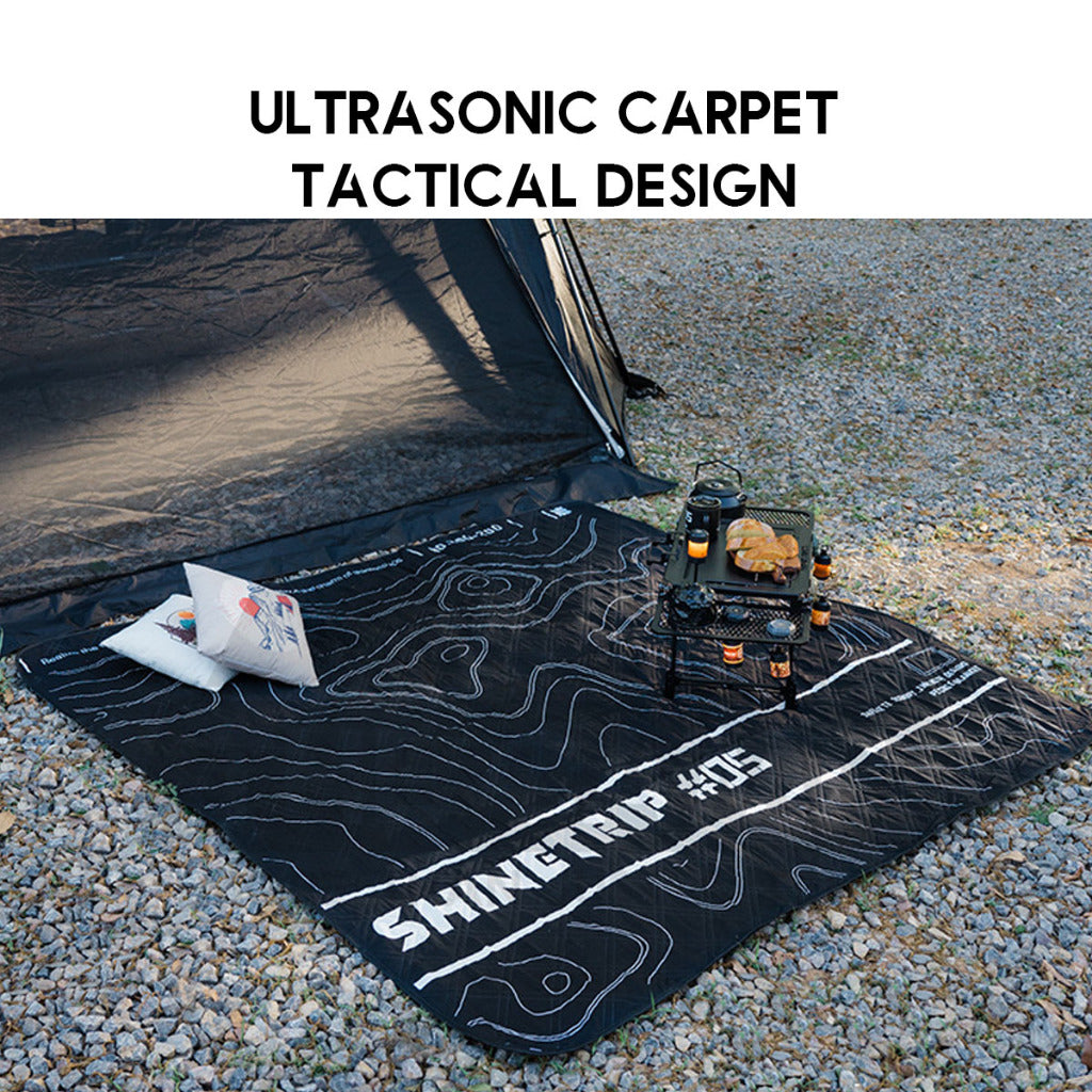 Shinetrip Ultrasonic Carpet Mat Tactical Style Portable Waterproof Floor Mat Outdoor Camping Picnic Tent Groundsheet