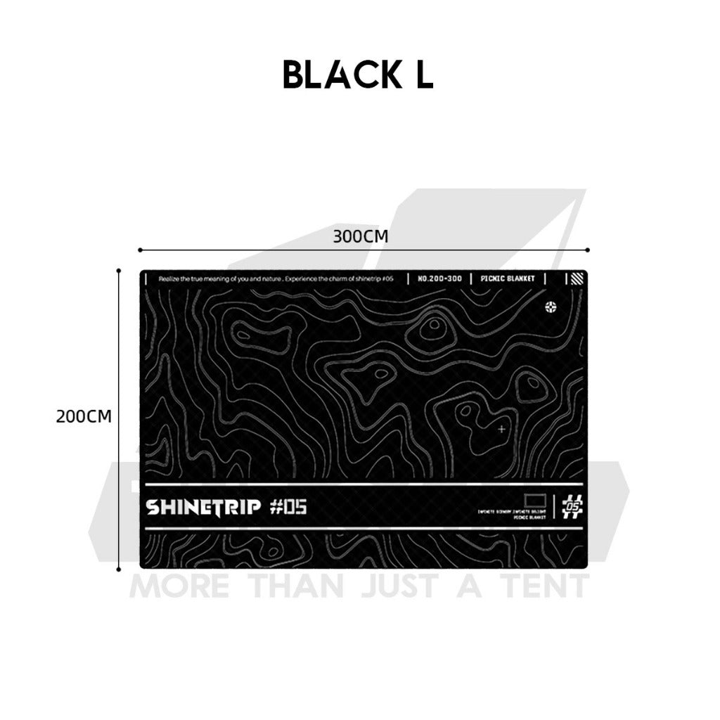 Shinetrip Ultrasonic Carpet Mat Tactical Style Portable Waterproof Floor Mat Outdoor Camping Picnic Tent Groundsheet