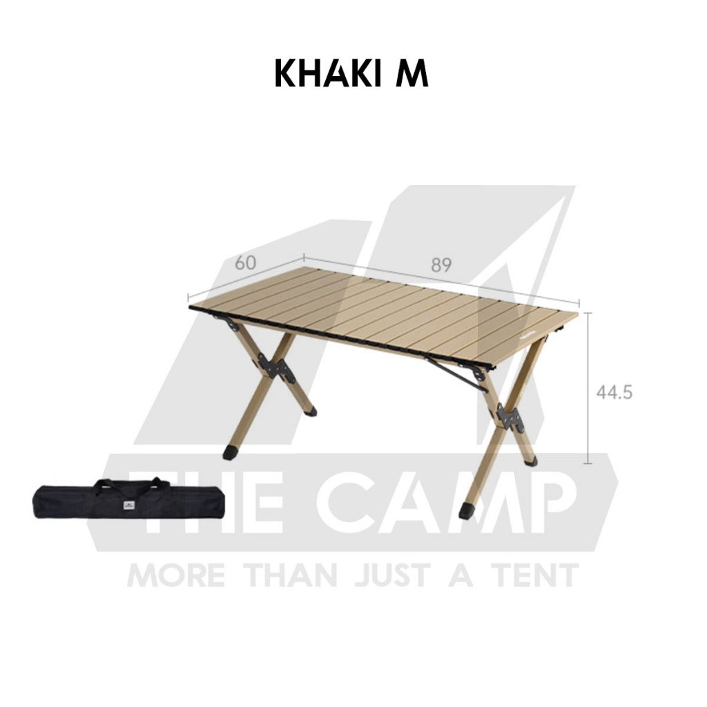 Naturehike T01 Egg Roll Table Mix Color Outdoor Camping BBQ Party Black Khaki Portable Foldable Meja CNK2550JJ018