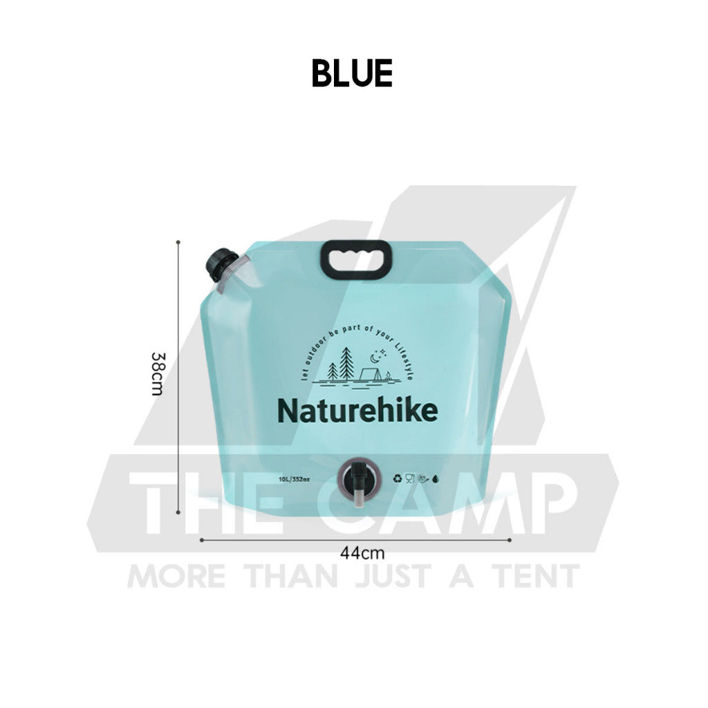 Naturehike 10L Water Bag Bucket Foldable Folding Outdoor Camping Container Foodgrade Beg Air CNK2450CF027
