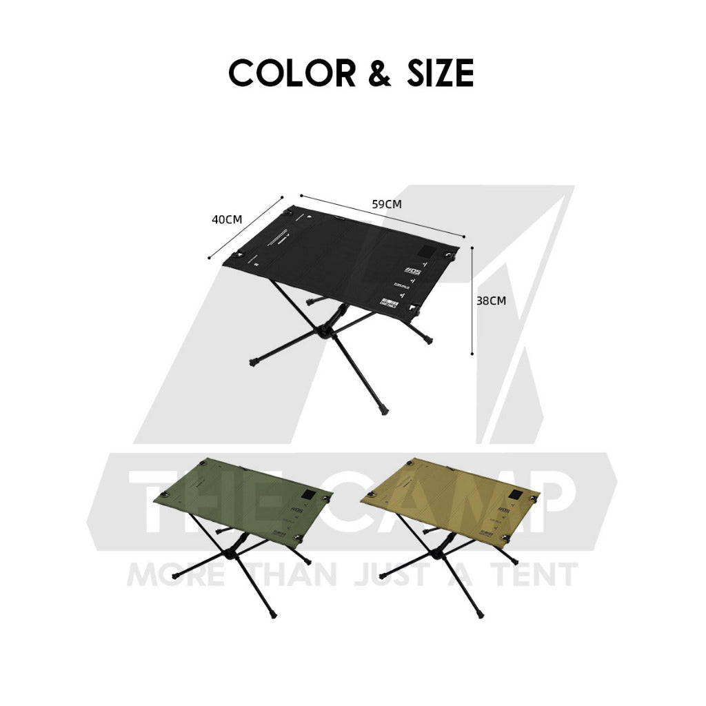 Shinetrip Cloth Table Tactical 1000D Foldable Folding Compact Lightweight Motor Outdoor Camping Meja Aluminium