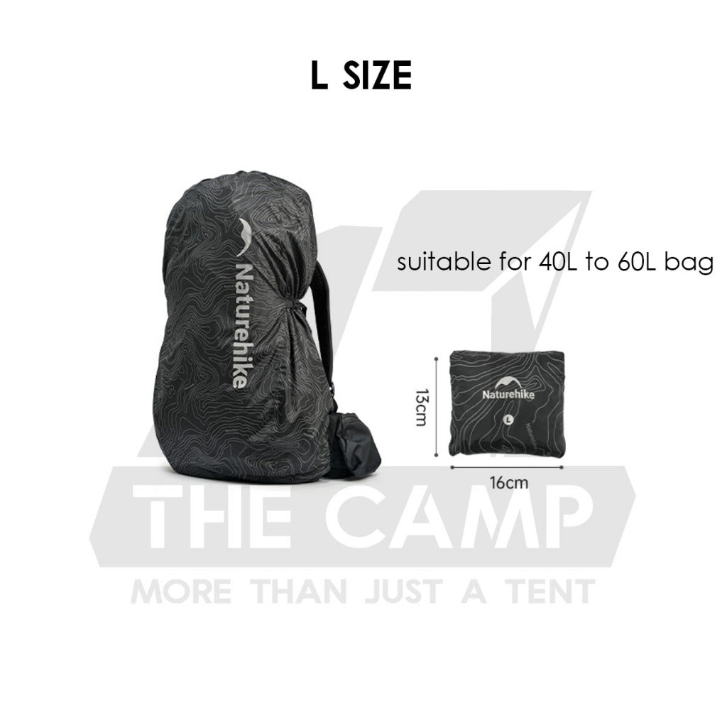 Naturehike Backpack Rain Cover Reflective Stealth 2.0 Waterproof Bag Case Outdoor Hiking Cycling Travel CNK2450PJ010