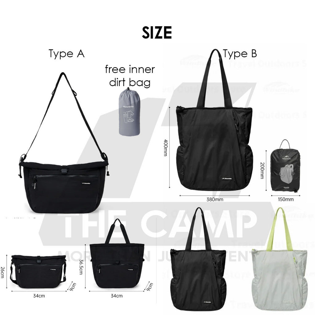 Naturehike Sling Bag Backpack Tote Shoulder Casual Camping Travel Messenger Satchel Wallet Beg CNK2450XB022 CNK2450XB025