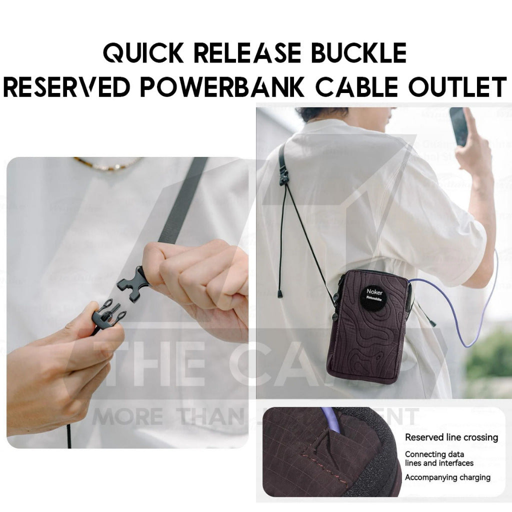Naturehike Mobile Phone Bag Sling Shoulder Outdoor Travel Messenger Satchel Wallet Beg Perempuan Gift CNK2450XB011