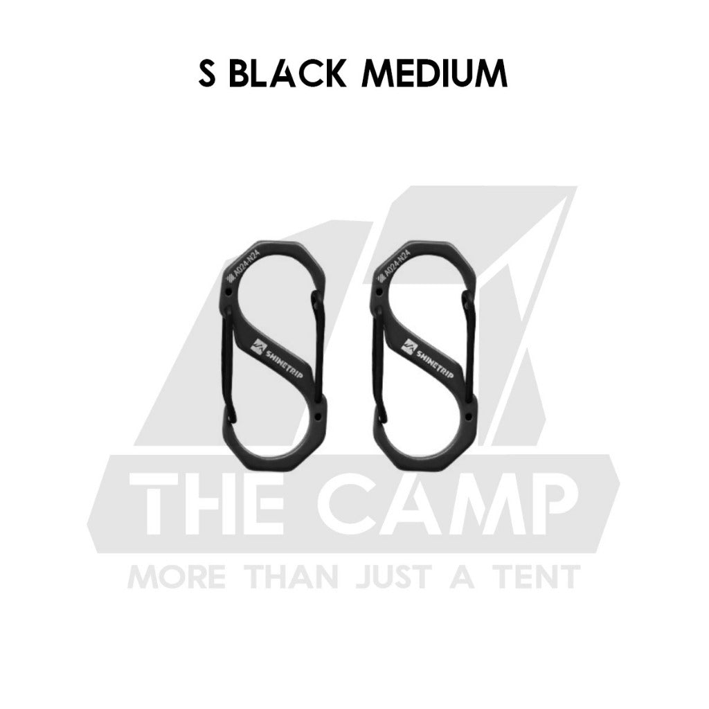 Shinetrip Carabiner S type D type Tactical Design Stainless Steel / Aluminium Alloy Buckle Clip Key Chain Outdoor