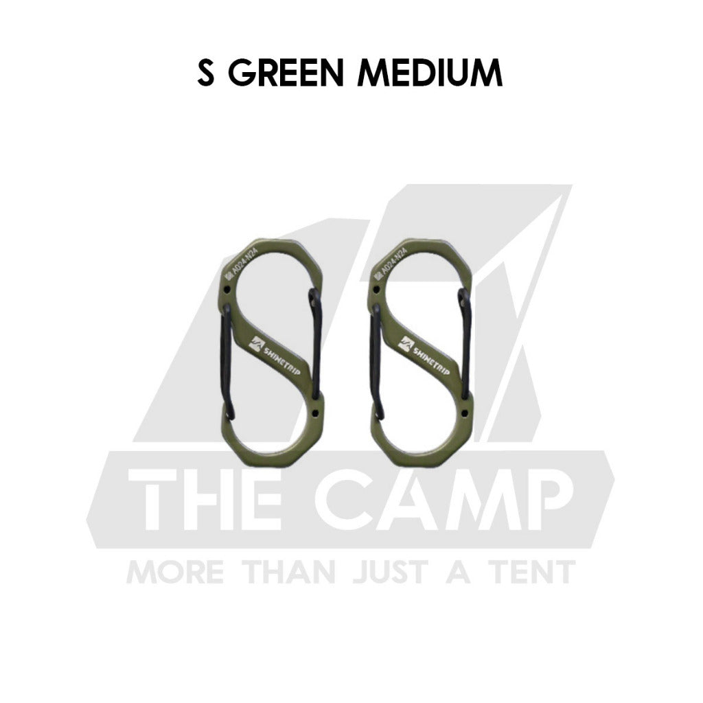 Shinetrip Carabiner S type D type Tactical Design Stainless Steel / Aluminium Alloy Buckle Clip Key Chain Outdoor