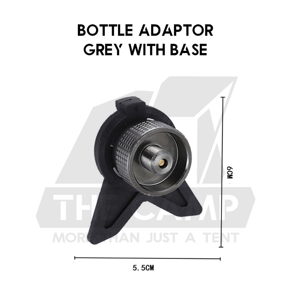 Gas Refill /Bottle Adapter Transfer Nozzle Lighter Adaptor for Outdoor Camping Stove Butane Canister Anti Roll Clip