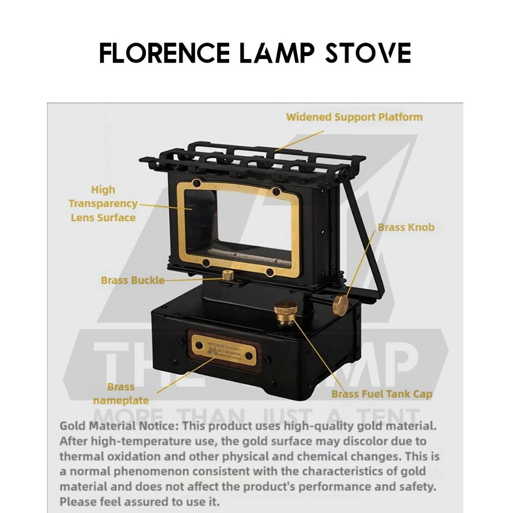 Wellhike SWS Fire Viewing Furnace Fire Dance View Oil Lamp Stove Outdoor Camping Florence Light Firedance