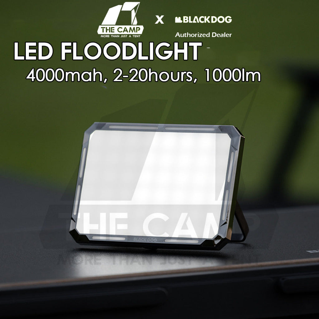 Blackdog LED Floodlight with Torch Flood Light Lamp Outdoor Camping Tripod Multipurpose CBD2550ZM015