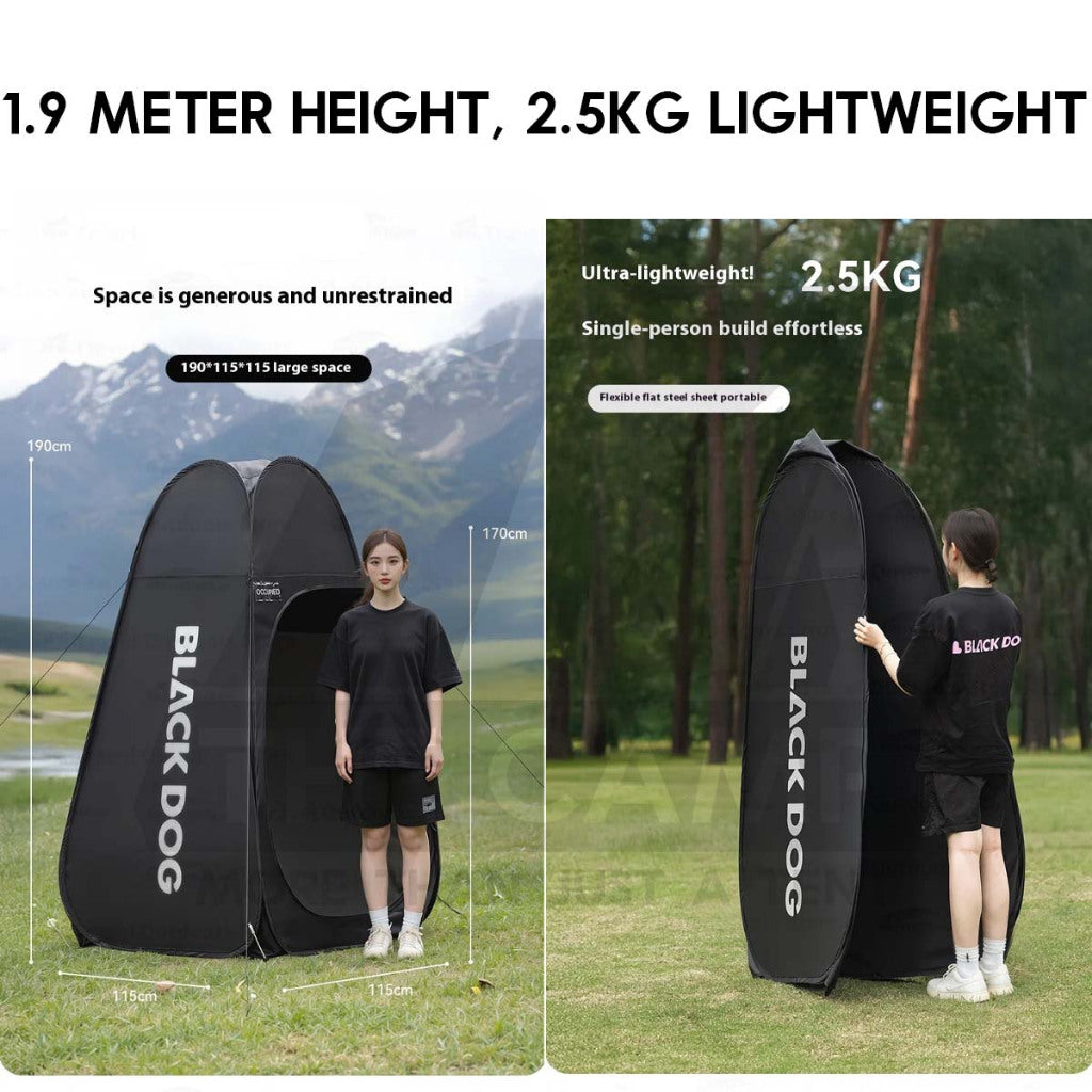 Blackdog Changing Shower Tent Travel Bathroom Outdoor Camping Portable Toilet Waterproof Flysheet Tarp CBD2550WS014